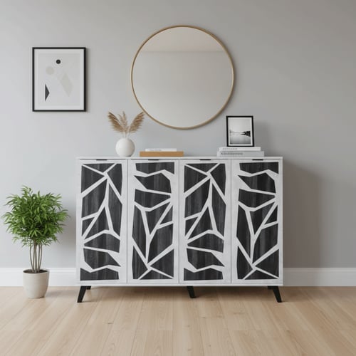 دولاب بوفيه بتصميم انيق مقاس 160 سم بألوان مختلفه