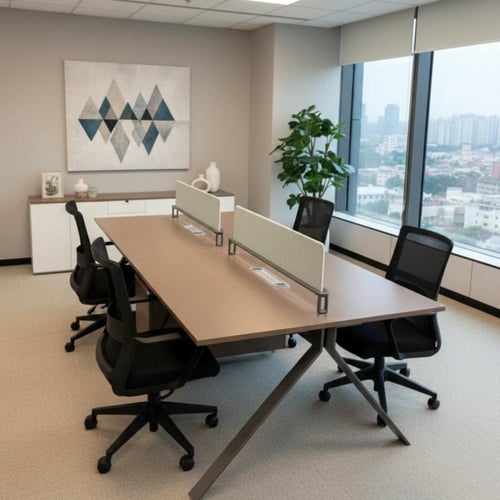 وحدة عمل رباعي بتصميم بسيط مقاس 240 سم