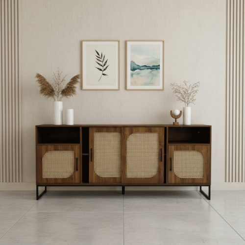 دولاب بوفيه عصري يجمع بين الاناقه والجمال مقاس 180...