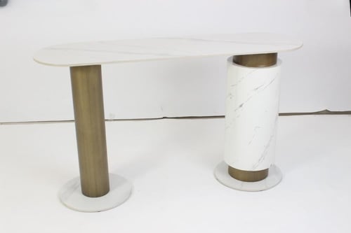 كنسول سيراميك لون رمادي