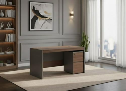 مكتب خشبي عصري وعملي متعدد المقاسات