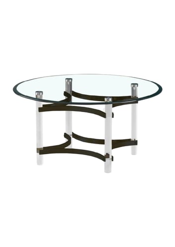 طاولة خدمة مفردة أكريلك بتصميم دائري بألوان مختلفة