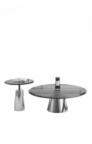 مجموعة طاولات قهوة وخدمة بتصميم عصري