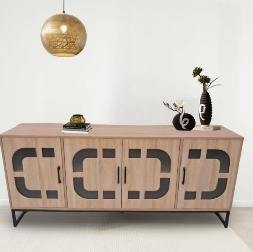 دولاب بوفيه عصري بتصميم أنيق وعصري مقاس 180 سم