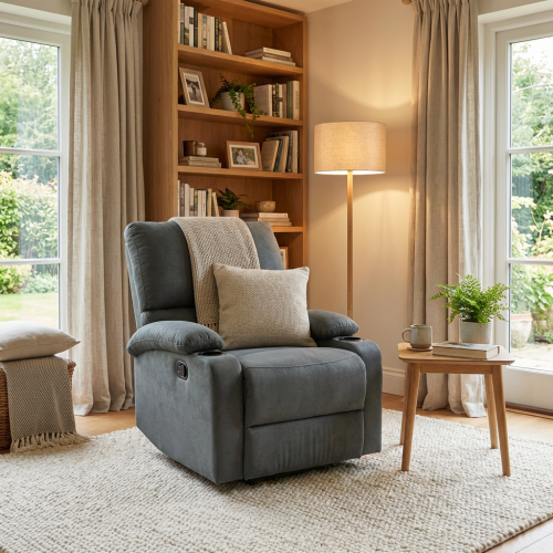 كرسي استرخاء ثابت بتصميم فاخر ومريح