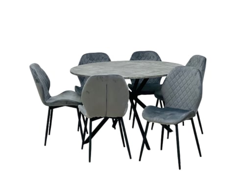 طقم طاولة طعام أنيق وعصري مقاس 120 سم