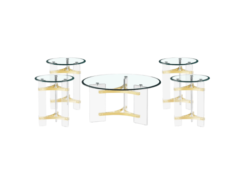 طقم طاولات تتميز بالاناقه والفخامه4+1