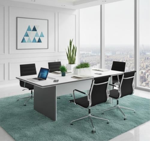 طاولة اجتماعات أنيقة وعصرية مقاس 240 سم