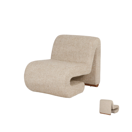 كرسي مفرد بتصميم مريح بألوان مختلفة