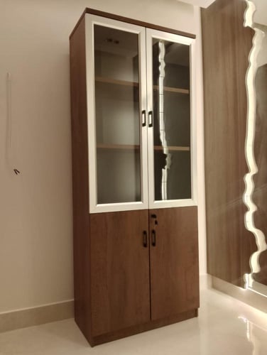 دولاب مكتبي فاخر 2 باب مقاس 80 سم