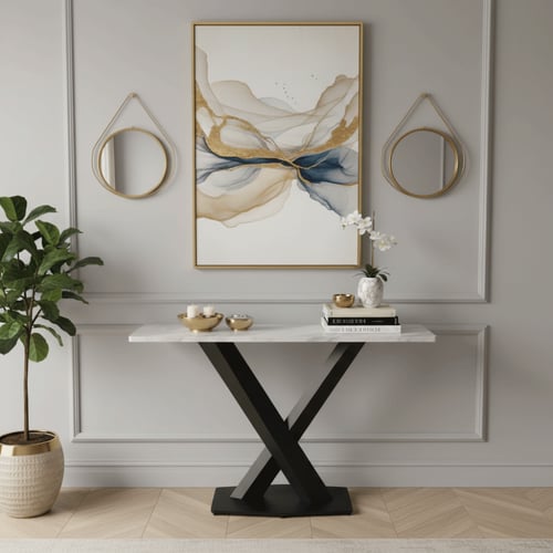 طاولة كنسول أنيقة بتصميم عصري مقاس 140 سم