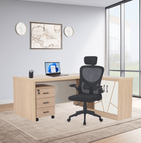 طاولة مكتب عمل بتصميم مميز بمقاسات مختلفة