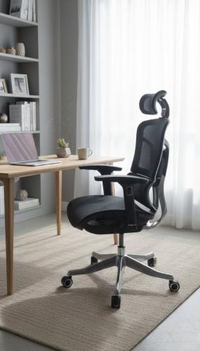 كرسي مكتب مريح وعصري لون أسود