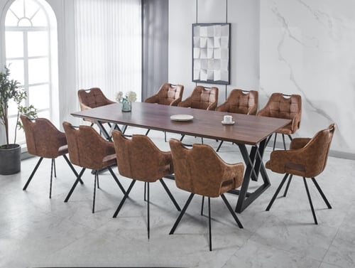 طاولة طعام عصرية بتصميم أنيق وعصري بمقاسات مختلفة