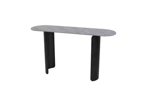 كنسول سيراميك لون رمادي