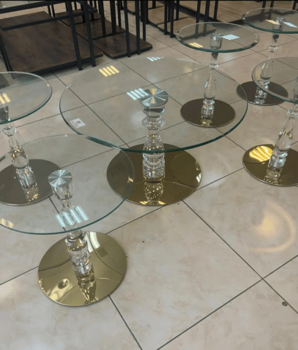 طقم طاولات خدمة فاخر بتصميم كلاسيكي عصري