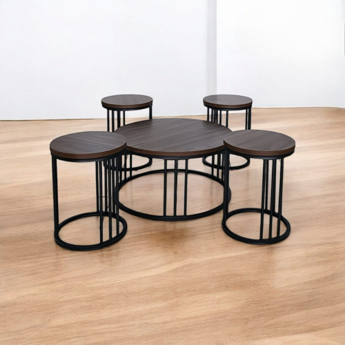 طقم طاولات عصري بتصميم أنيق