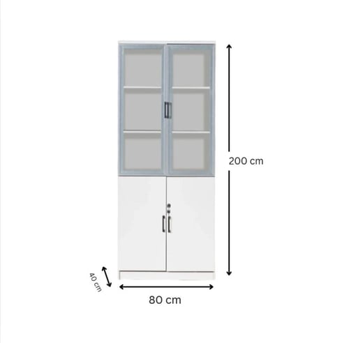 دولاب مكتبي عالي الجودة بتصميم عملي مقاس 80 سم