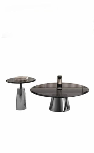 مجموعة طاولات قهوة وخدمة بتصميم عصري