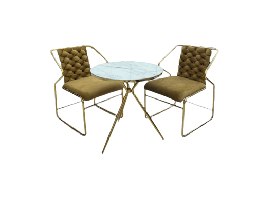 طقم طاولة وكرسيين بتصميم أنيق