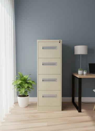 خزانة ملفات معدنية بأربعة أدراج