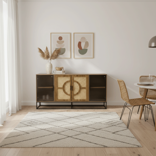 دولاب بوفيه حديث بتصميم عالي الجوده بمقاسات مختلفه