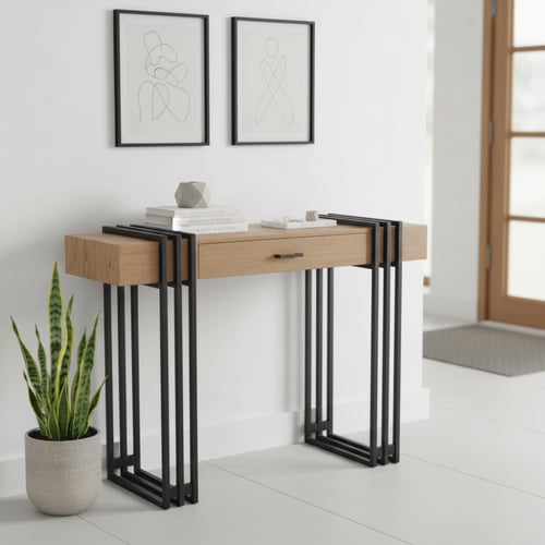 طاوله مدخل بتصميم جميل وراقي مقاس 120 سم