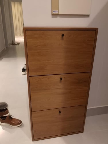 دولاب أحذية بتصميم عملي بألوان مختلفة مقاس 120 سم