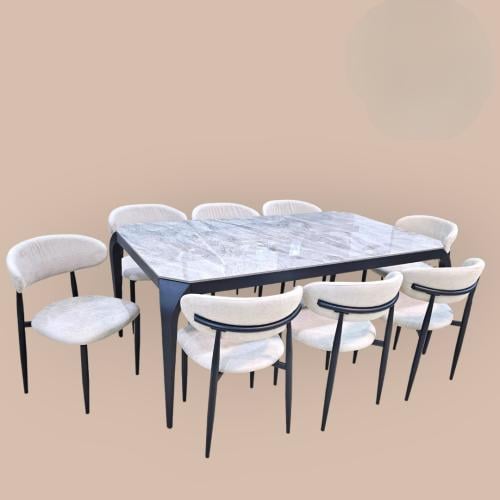 طاولة طعام 6,8 بتصميم مميز