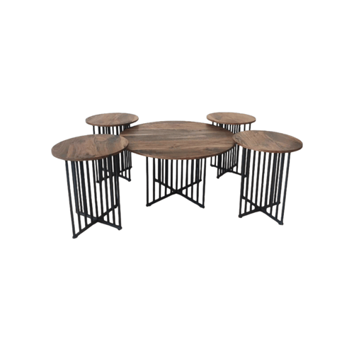 طقم طاولات يضفي لمسة من الرقي على منزلك 4+1