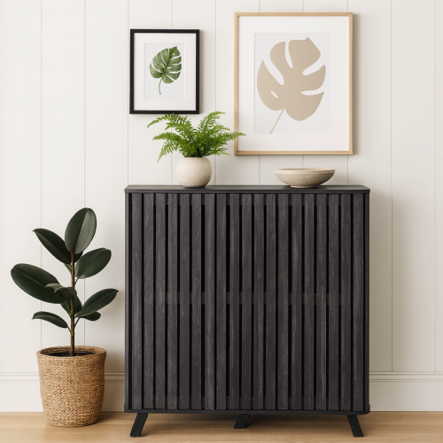 خزانة أحذية أنيقة وعملية مقاس 120 سم