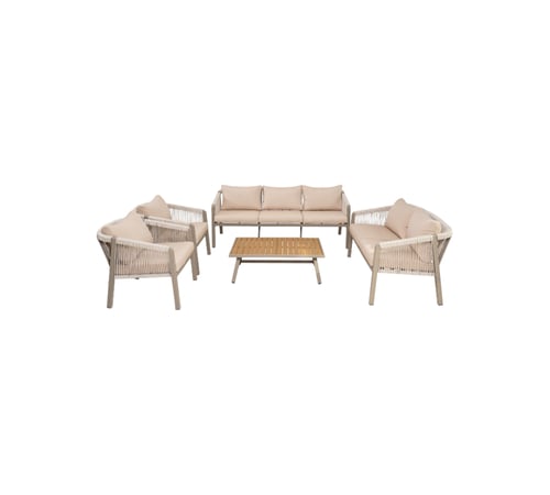 جلسة خارجية 7أشخاص بتصميم راقي بألوان مختلفة