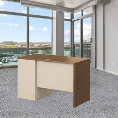 طاوله مكتب عمل بتصميم خشبي مقاس 120 سم