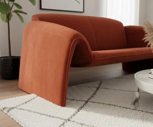 كنب منزلي بتصميم مبتكر بألوان مختلفة