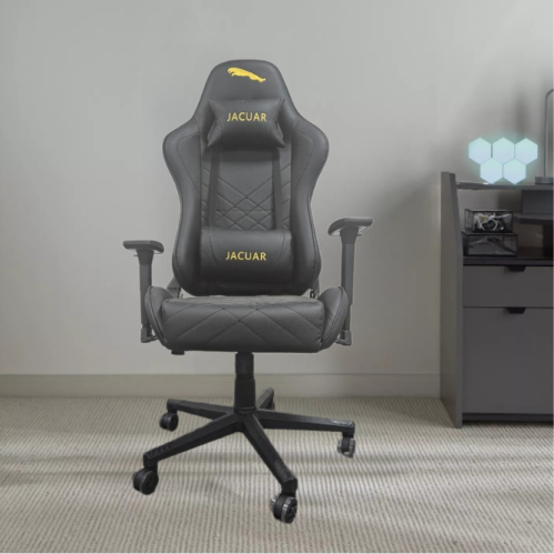 كرسي جيمنج باللون الاصفر والاسود مناسب جدا