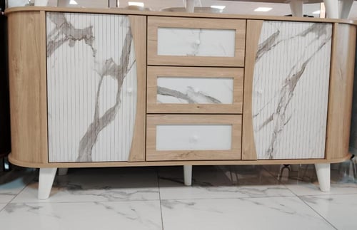 دولاب بوفيه بتصميم عصري وحديث مقاس 160 سم