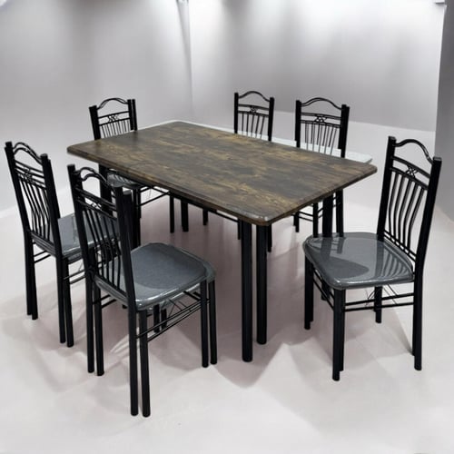 طاولة طعام 6 كرسي أنيقة بلمسة عصرية