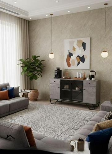 دولاب بوفية بتصميم كلاسيك بألوان مختلفة 160 سم