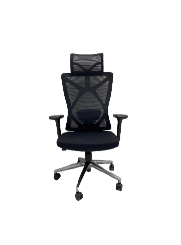 كرسي مكتبي بتصميم عملي بلون اسود