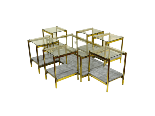 طقم طاولات قهوة عصري بتصميم مبتكر