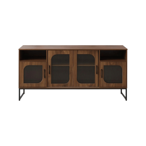 دولاب بوفيه بتصميم انيق بألوان مختلفه مقاس 180 سم