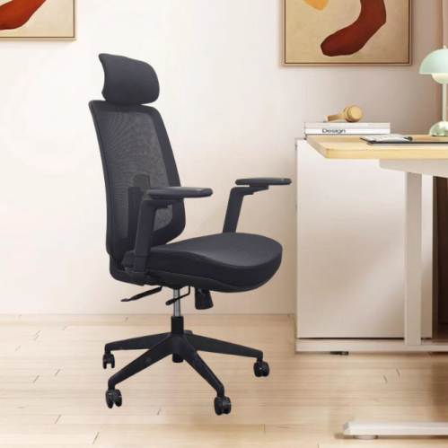 كرسي مكتب مريح وعصري لون اسود