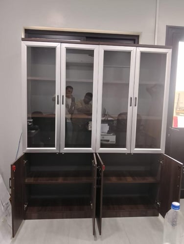 دولاب مكتبي فاخر 2 باب مقاس 80 سم