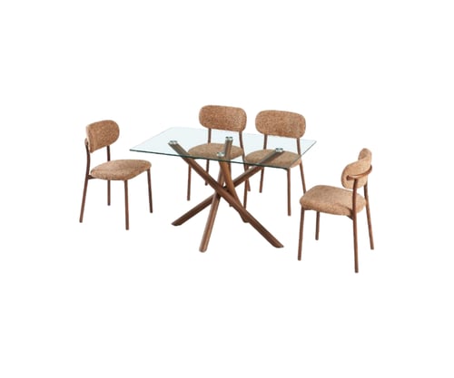 طاوله طعام زجاج مربعه تتميز بالرقي 4,6,8 كرسي