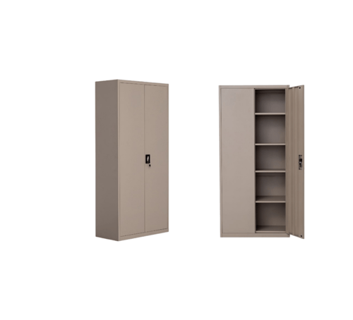 دولاب حديد مكتبي ببابين مقاس 85 سم