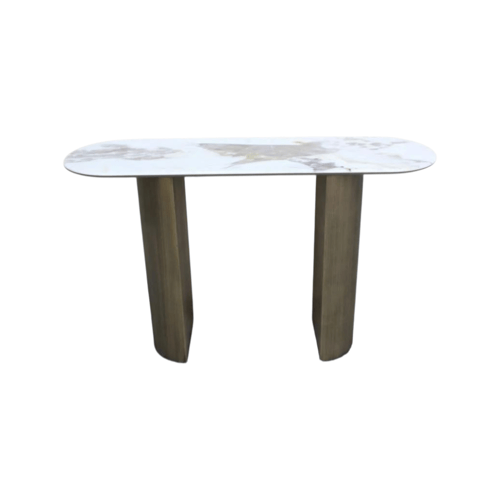 طاولة مدخل سراميك بتصميم أنيق بألوان مختلفة