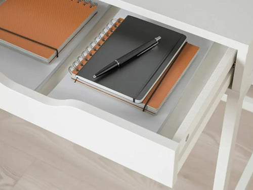 طاولة مكتب منزلي تتميز بلمسة فنية مقاس 100 سم