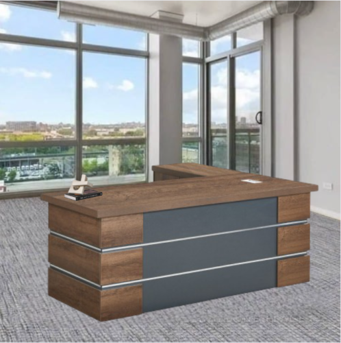 مكتب عمل خشبي طراز حديث بمقاسات مختلفه