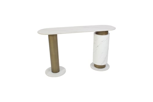 كنسول سيراميك لون رمادي