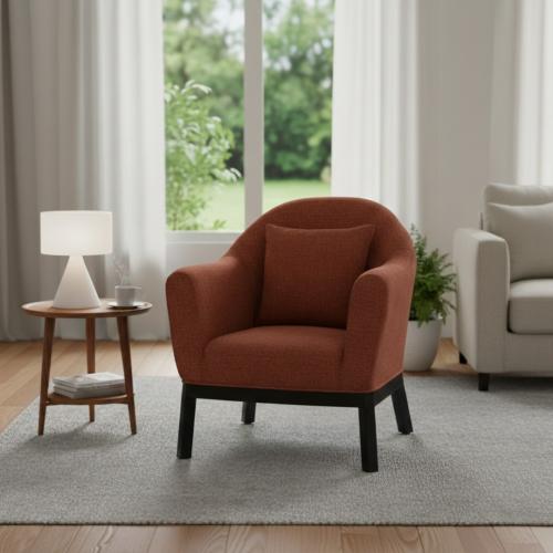 كرسي مفرد بتصميم مريح بألوان مختلفه